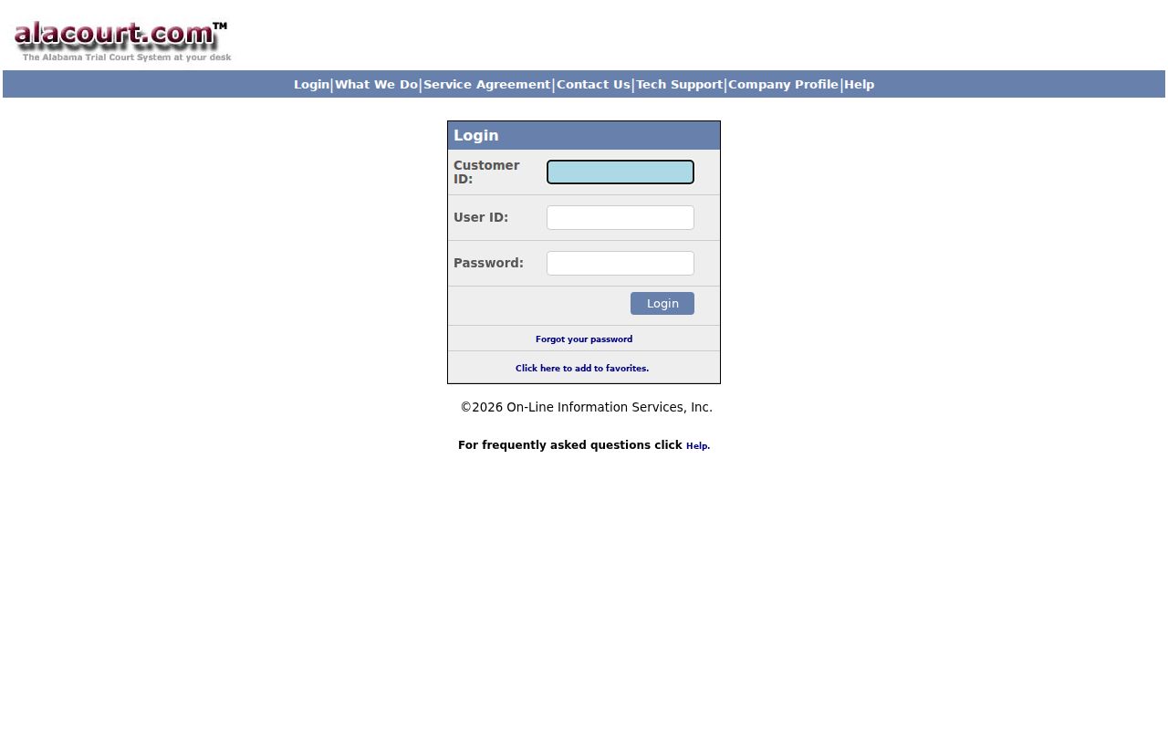 Winston County court records Alacourt subscription login