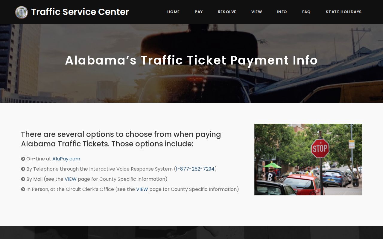 Winston County traffic court records and ticket payment instructions